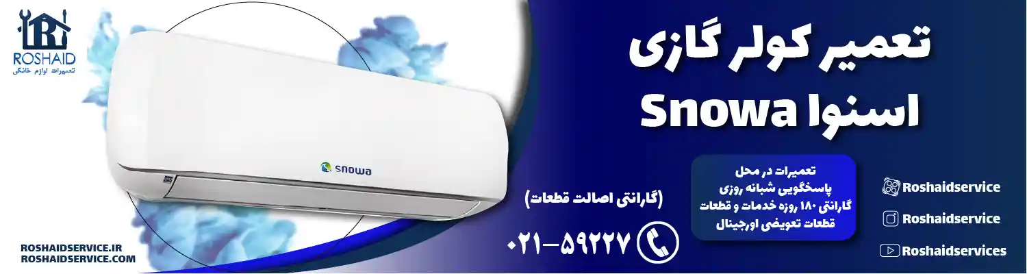 تعمیر کولر گازی اسنوا